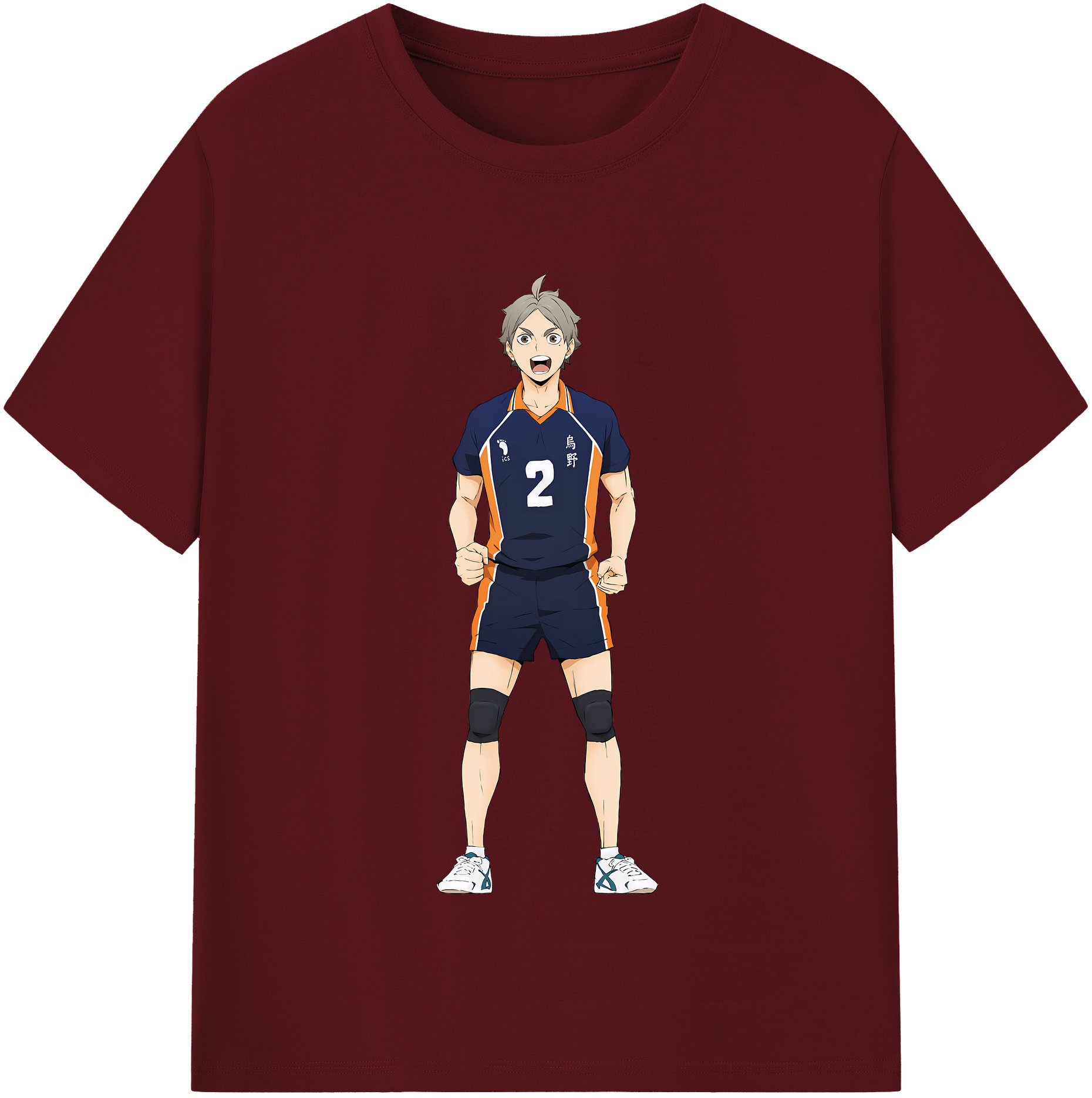 （画像用） ハイキュー!! Haikyu!! 綿100％半袖Tシャツ（フロントプリント）